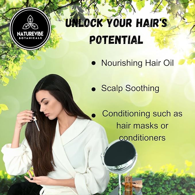 Naturevibe Botanicals Sweet Almond Oil 32oz and Fractionated Coconut Oil 32oz |Oil Combo