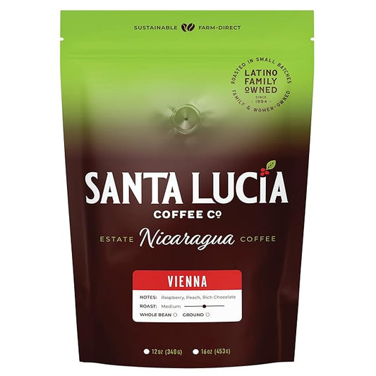 Specialty Volcanic Nicaraguan - Artisan Select Vienna Medium/Dark Roast Coffee - Warm & Balanced