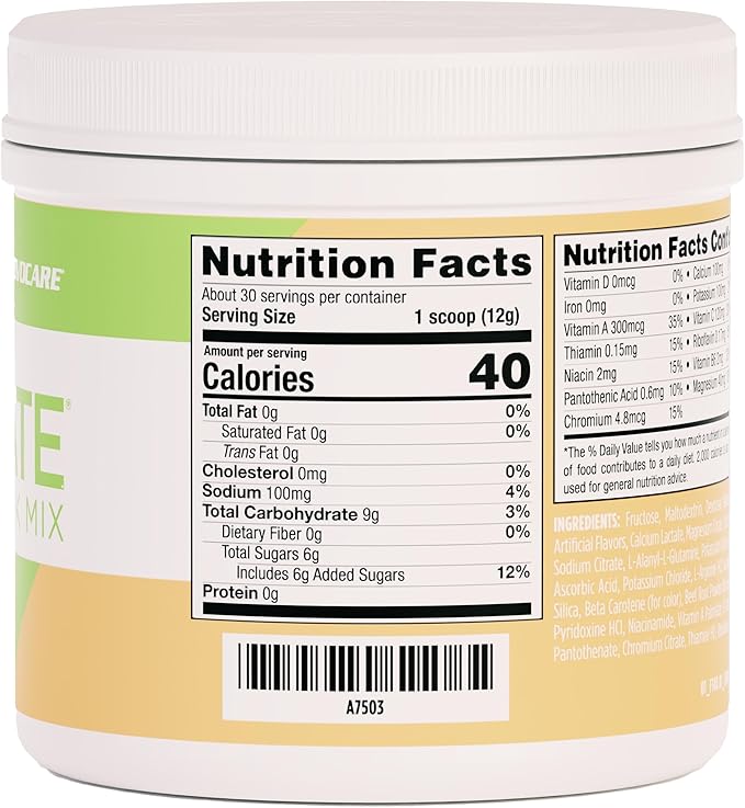 AdvoCare Rehydrate Electrolyte Drink Mix - Hydration & Recovery Drink with Sodium, Potassium & More - Melon - 12.7 oz