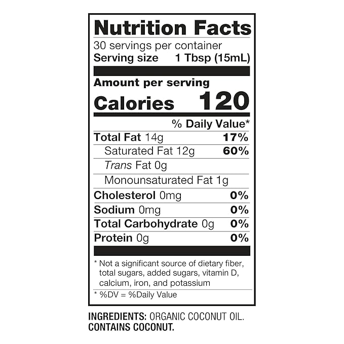 BetterBody Foods Organic Unrefined Coconut Oil - Natural Hair and Skin Moisturizer and Cooking Oil - Light Aroma and Flavor - Butter Alternative - 15.5 Fl Oz (Pack of 2)