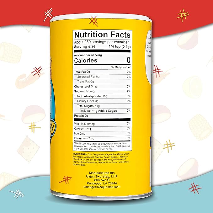 Cajun Two Step Seasoning by StaleKracker - 2 pck, Fire Seasoning for Authentic Creole Louisiana Cuisine (16 oz.)