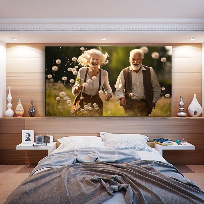 Personalized Custom Canvas Prints, Photo on Canvas Transform Your Photos into Stunning Framed Wall Art-Digitally Printed Photo to Canvas - Ideal for Home Decor, Gifts (48L?쐘24W" 120x60cm)