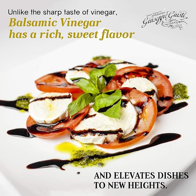 Giusti Italian Balsamic Vinegar of Modena IGP ??3 Gold Medals Thick, Rich & Balanced Aceto Balsamico di Modena, Matured in Traditional Casks, Gourmet Gift in a Luxurious Box ??8.45 fl oz (250 ml)