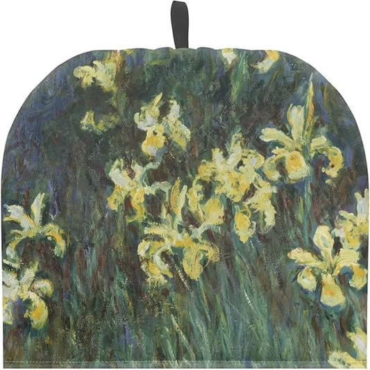 Large Tea Cozy for Teapot Insulated Oil Painting Tea Cosy Kettle Dust Cover Lightweight Teapot Cozy Kettle Cover Dust Cover for Teapot, Kettle or French Press