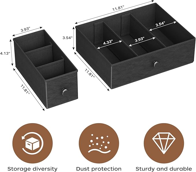 Homeiju Coffee Pod Drawers - K Cup Organizer, Nespresso Pods Holder with Mug Rack, Coffee Holder for Countertop, 52 Capacity Pods, Suitable for Kitchens, Offices and Coffee Bars竊늁atent Pendingç«?,<div>