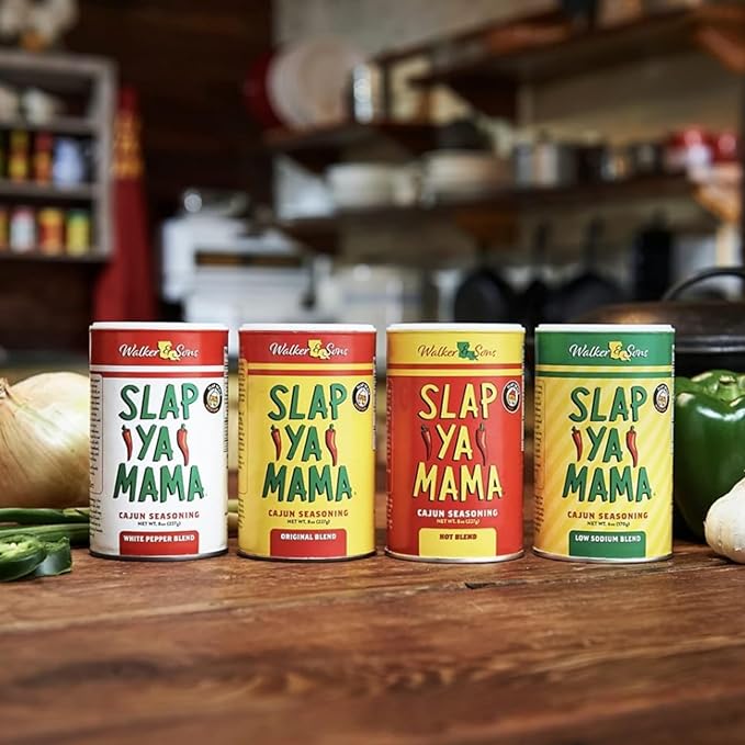 Slap Ya Mama Cajun Seasoning from Louisiana, Original Blend, No MSG and Kosher, 16 Ounce, Pack of 2