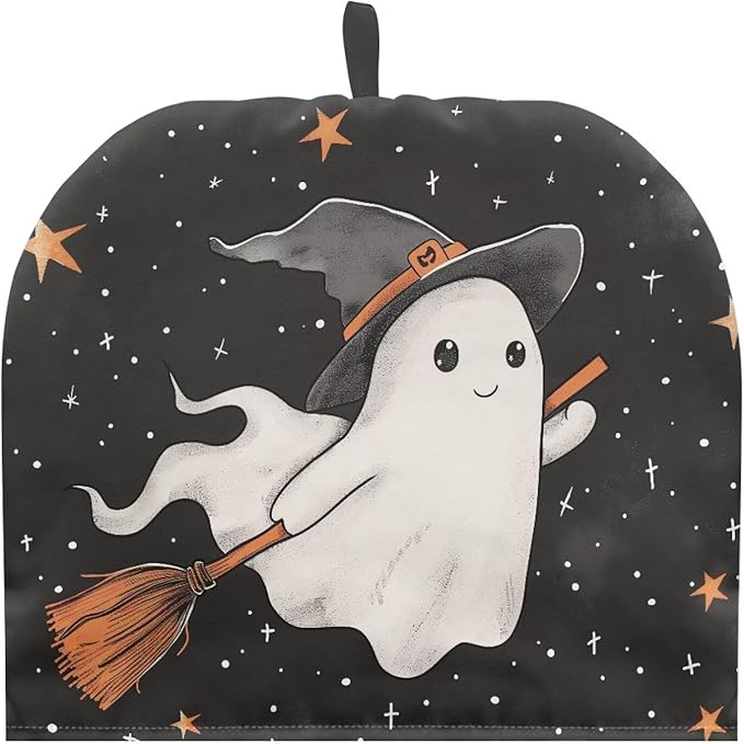 Ghost Tea Cozy for Teapot Insulated All Saints' Day Tea Pot Cozy for Keeping Warm,Reusable Teapot Dust Protector