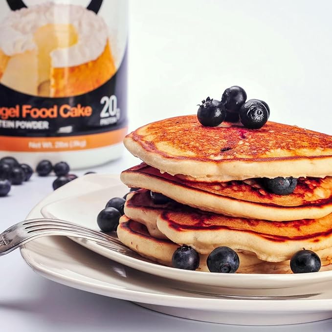 Devotion Nutrition Protein Powder Angel Food Cake ??20g Whey Isolate & Casein Protein Blend ??No Added Sugar, Low Carb, Gluten-Free, Keto-Friendly, 1g MCT, Kosher ??2lb Pouch