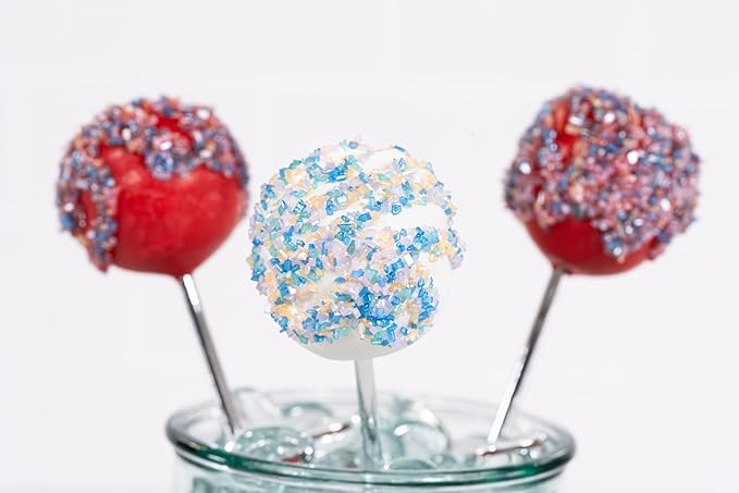 Bakerpan Pearlized Sugar Sprinkles for Baking - 7 Ounce Pastel Decorating Sugar Crystals for Cookies, Cake Pops, Ice Cream (Made in USA)
