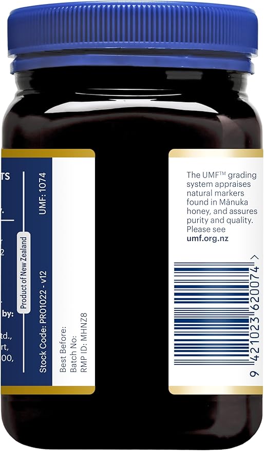 Manuka Health UMF 13+/MGO 400+ Manuka Honey (500g/17.6oz), Superfood, Authentic Raw Honey from New Zealand