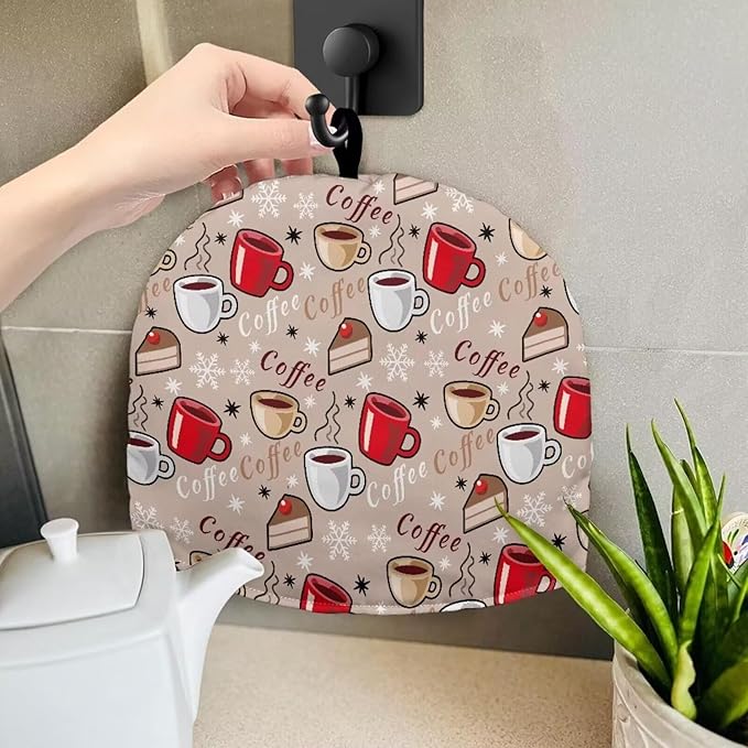 Coffee Teapot Cover Tea Cozy for Teapot Insulated Kitchen Accessory Tea Pot Cozy for Keeping Warm Brown Home Decor