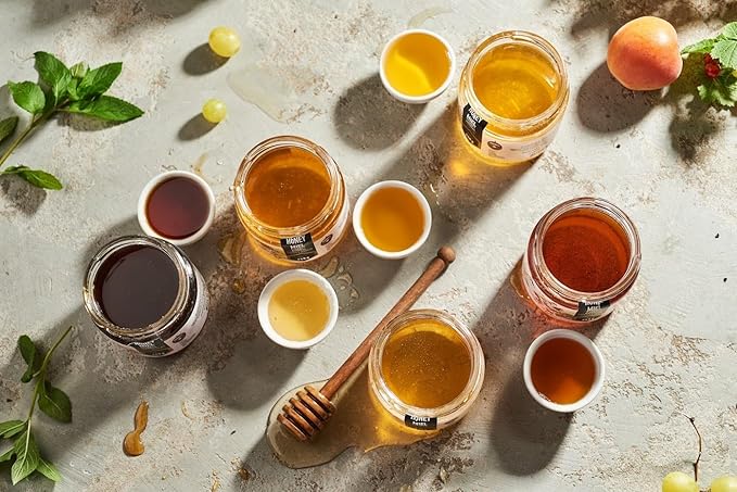 HONIGMA® Raw Linden Honey | Exquisite Taste | 100% Pure | Unpasteurized | Unfiltered | Partially crystallized | 250g/8.8oz
