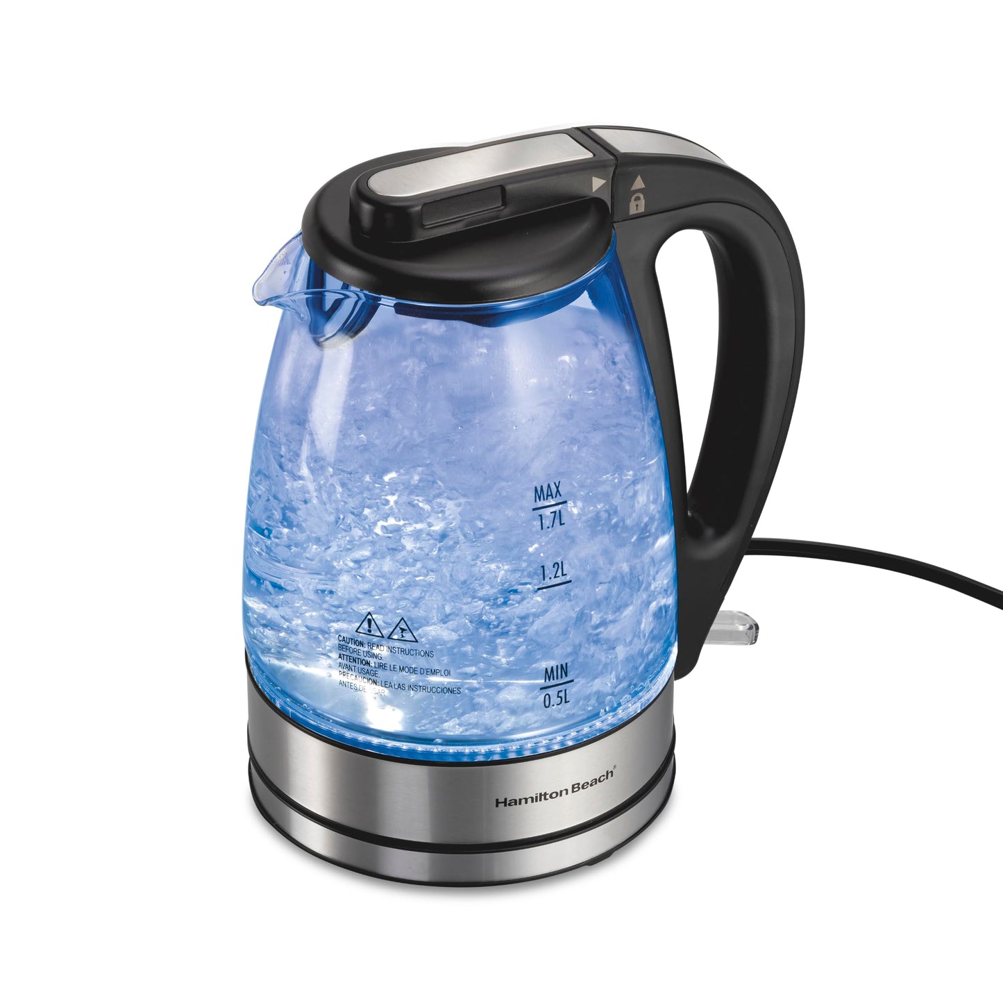 Hamilton Beach 1.7 Liter Electric Tea Kettle, Water Boiler & Heater