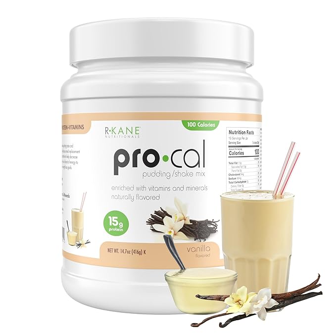 Pro-Cal Vanilla Meal Replacement Powder, 16.4 oz ??High Protein, Low Calorie Shake & Pudding Mix ??16 Servings, Delicious & Easy to Prepare ??Supports Healthy Weight Management, Vanilla