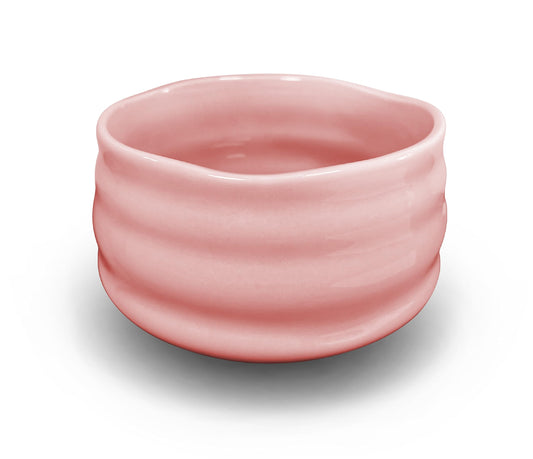 AIYICIII Ceramic Matcha Bowl Handmade Chawan 500ml (Pink)