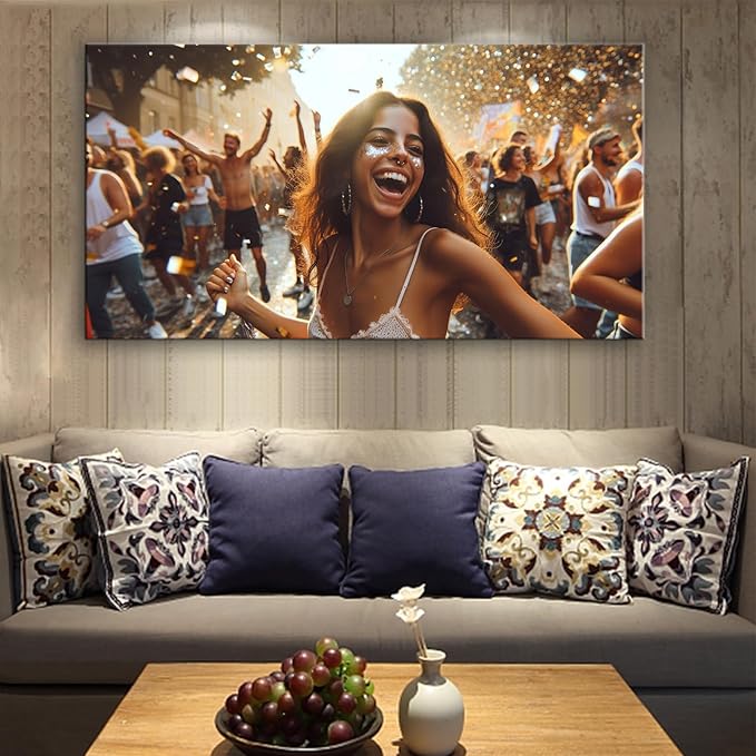 Personalized Custom Canvas Prints, Photo on Canvas Transform Your Photos into Stunning Framed Wall Art-Digitally Printed Photo to Canvas - Ideal for Home Decor, Gifts (32L?쐘16W" 80x40cm)