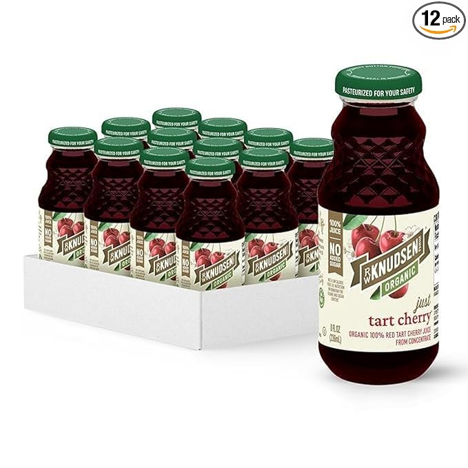 R.W. Knudsen Organic Tart Cherry Juice, 8 fl oz (12 Pack)