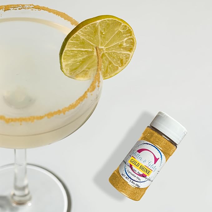 Glitter & Glitz Cocktail Sugar ??Premium Natural Sugar for Enhancing Cocktail Drinks ??Vibrant Colored Sugar, USA Manufactured, No Artificial Ingredients ??Cocktail Rimming Sugar (Sky Blue)