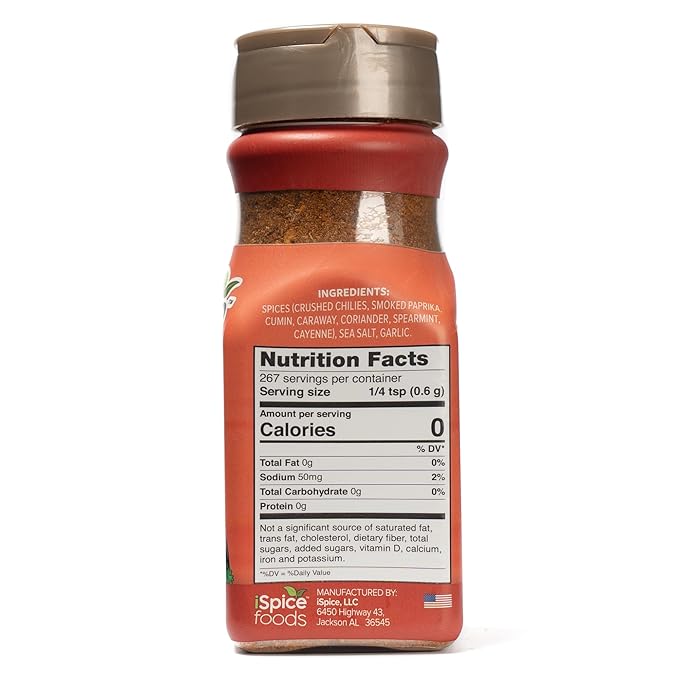 iSpice - HARISSA SEASONING World Flavor Super Spice Blend | All Natural | Ready to use as is | No preparation is necessary