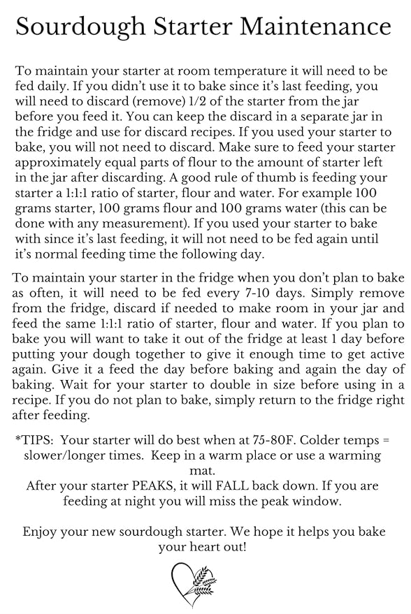 Dehydrated Sourdough Starter by Made With Loave | INCLUDES Recipe | Beginner Friendly | As Seen On TikTok | 5g