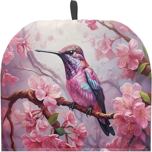 Cherry Blossom Tea Cozy for Teapot Insulated Hummingbird Tea Cozies Tea Kitchen Accessory Pot Cozy Home Decorative Tea Pot Cozy for Women
