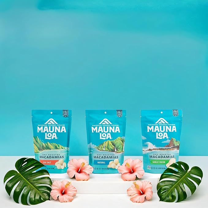 Mauna Loa Premium Roasted Macadamia Nuts, Sea Salt Flavor, 7 Ounce