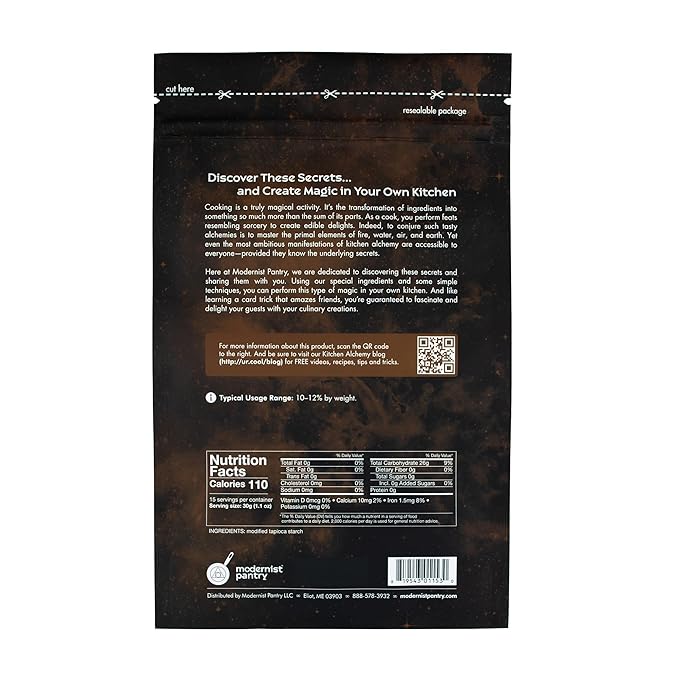 Improved Expandex GF Tapioca Starch - 400g/14oz ⊘ Non-GMO Gluten-Free Vegan OU Kosher Certified (Perfect for Gluten-Free Baking)