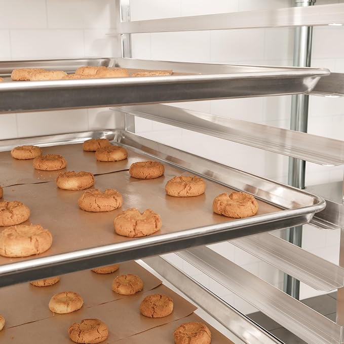 HARDURA Aluminum Baking Sheet Pan 18”L X 13”W X 1”H Cookie Sheet, 6Packs, For Oven in Bakery & Restaurant, Kitchen
