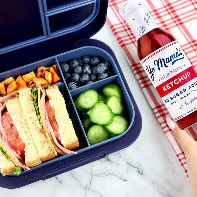 Yo Mama's Foods Keto Classic Ketchup ??Pack of (1) - No Sugar Added, Low Carb, Vegan, Gluten Free, Paleo Friendly, and Made with Whole Non-GMO Tomatoes!