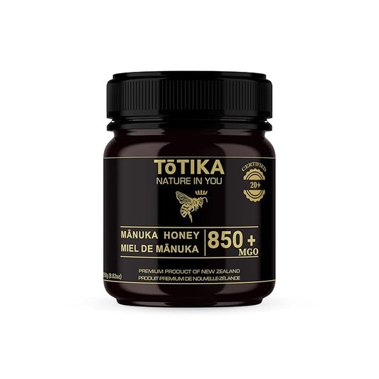 Tōtika Nature Mānuka Honey, 100% Pure Raw New Zealand Honey for Enhanced Well-Being and Digestive Health Benefits MGO 850+