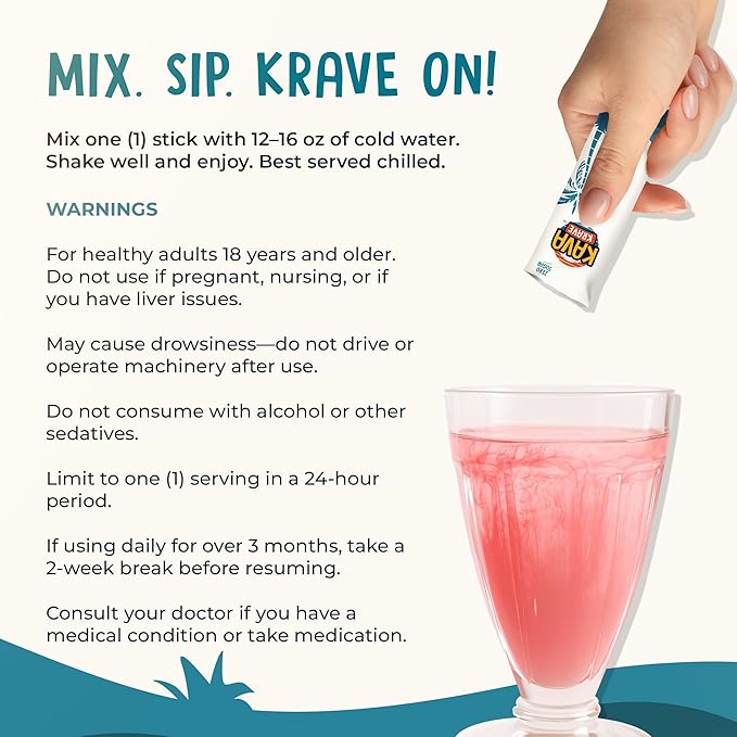 Citrus Berry Kava Drink Mix ??15 Pack for Natural Energy, Mood Support, Stress Relief & Nootropic Focus