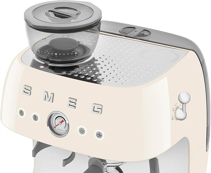 Smeg Semi-Automatic Espresso Machine (Cream)