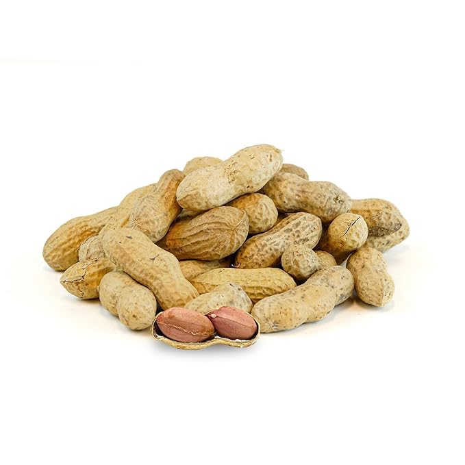 NUTS U.S. - Peanuts In Shell | USA Grown, Non-GMO Raw for Birds, Squirrels & Wildlife | Human Consumption After Roasting or Boiling | Whole In Shell Unsalted Peanuts - 2 LBS