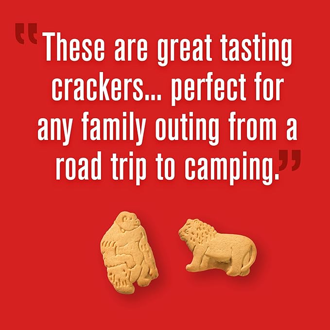 BARNUM'S Original Animal Crackers, Kids Snacks, 10 Snack Packs (Pack of 2)