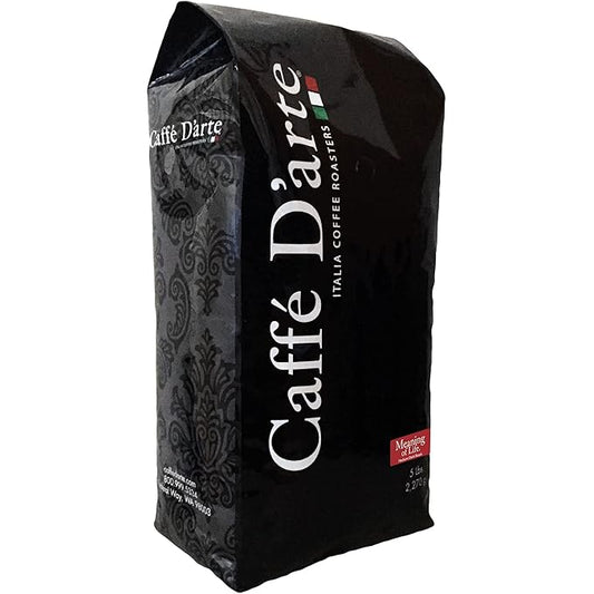 Caffe D'arte Meaning of Life Ground Coffee ??Medium Dark Roast, Rich & Well-Balanced Flavor with Great Aroma, Crafted for Drip Brewing, Fresh Roasted in Seattle - 5 Pounds