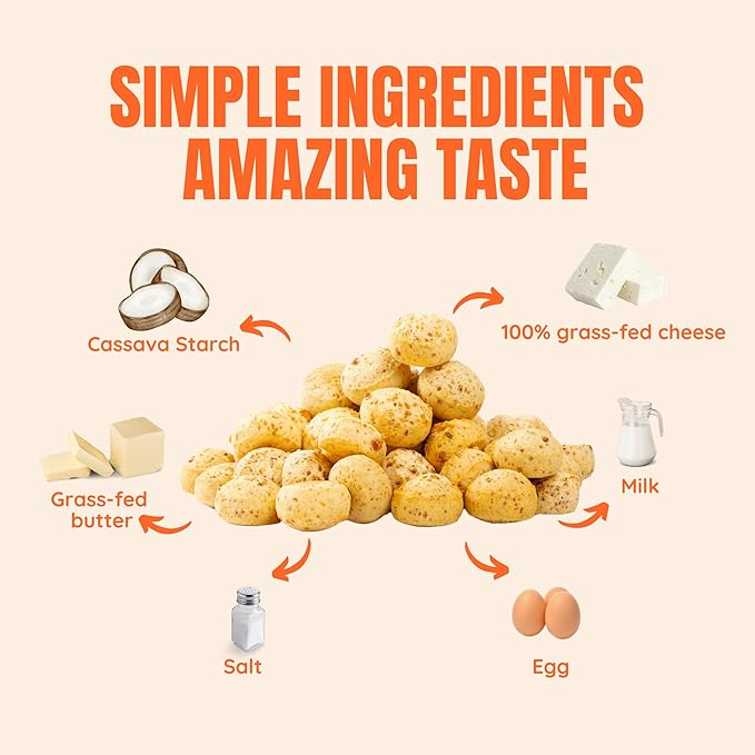 Keep Grazin Grain Free Crunchy Cheese Biscuits - Grilled Cheese Flavoured | 2.12 Ounce (Pack of 3) | Gluten & Sugar-Free, Non-GMO Protein Snacks - Baked with 100% Grass-Fed Cheese & Cassava Flour