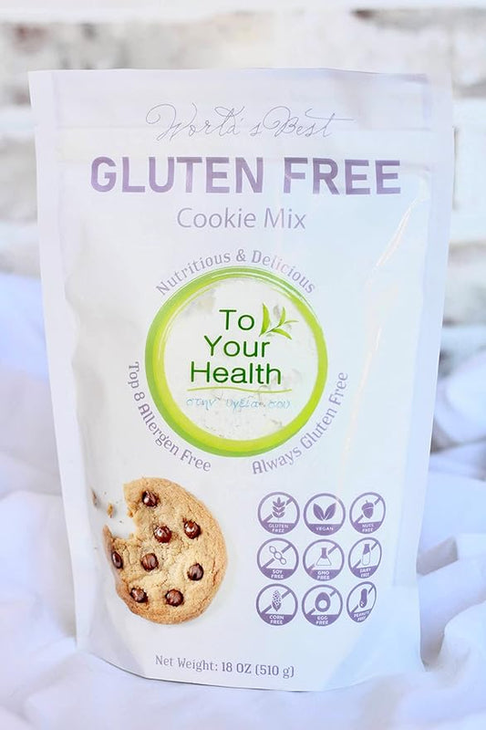 To Your Health Bakery Gluten Free (GF) Cookie Mix- Organic, Non-GMO, Top 8 Allergen Free