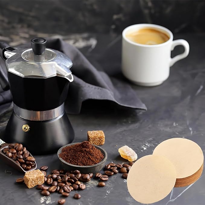 800 Count Espresso Coffee Filters, 53 mm Unbleached Round Coffee Paper Filter for Espresso Machine, Disposable Coffee Filter Compatible with Espresso Coffee Maker