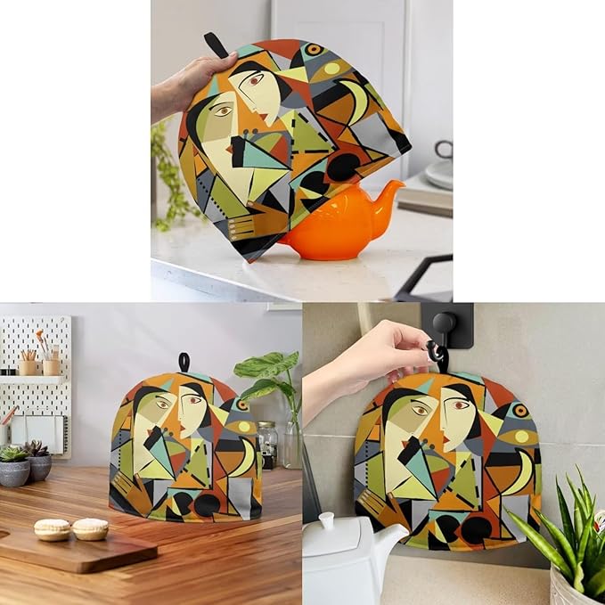 Tea Cosy for Teapot Large Tea Cozy for Teapot British Tea Cozies for Party Wadding Tea Cosy Covers Fit 1 to 6 Cup Teapot Warmer Neutral 12.9 * 10.4 in