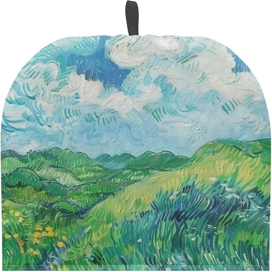 Generic Hudotybom Wheat Field Tea Cozy for Teapot Insulated Large Teapot Cover to Keep Warm Tea Kettle Cover Machine Washable Coffee Pot Cloth Covers Kitchen Home Decorations, CZA49