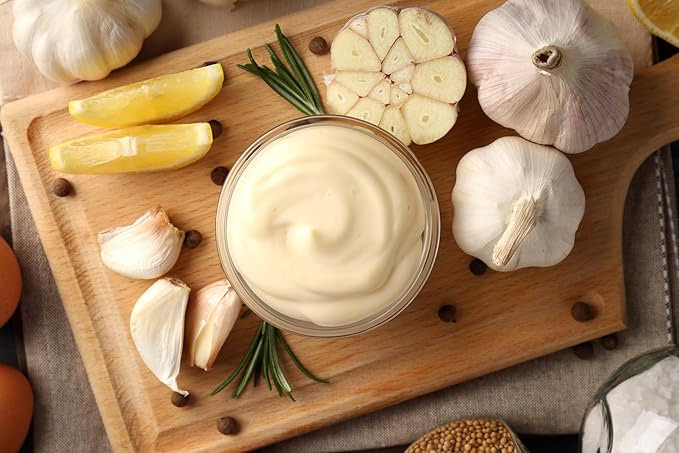 A Blend Above Spicy Garlic Dip Mix, 3 Packs, 1 oz. Each, Makes 16 Ounces, Gluten-Free, No MSG, All Natural, No Preservatives, Vegan Friendly, Keto Friendly, Vegetable Dip, Chip Dip, Low Carb, Easy to Make