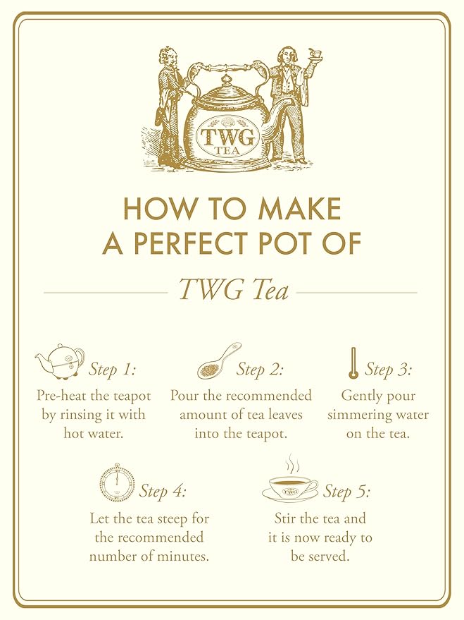 TWG Tea | New York Breakfast Tea | Black Tea | Cocoa Husk | Haute Couture Tin, 100g | Gift Set