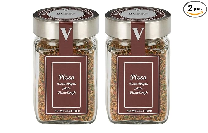 Pizza Seasoning 4.4 oz. Jar (Pack of 2) Sprinkle it on any pizza or add to your favorite sauce, bruschetta or bread recipe. Enjoy the taste of Italy in every sprinkle!