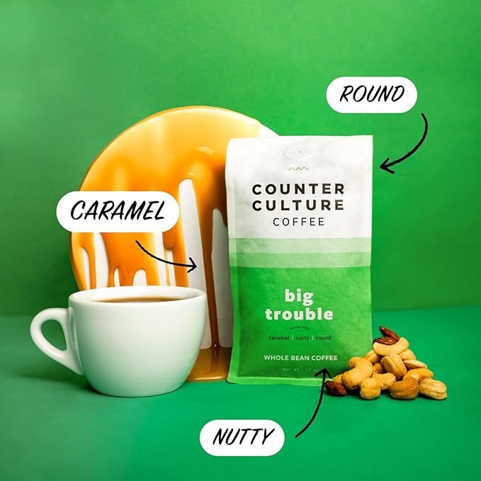 Counter Culture Coffee - Whole Bean Coffee - Multi-Pack - One 12oz Bag of Each (Big Trouble and Slow Motion)