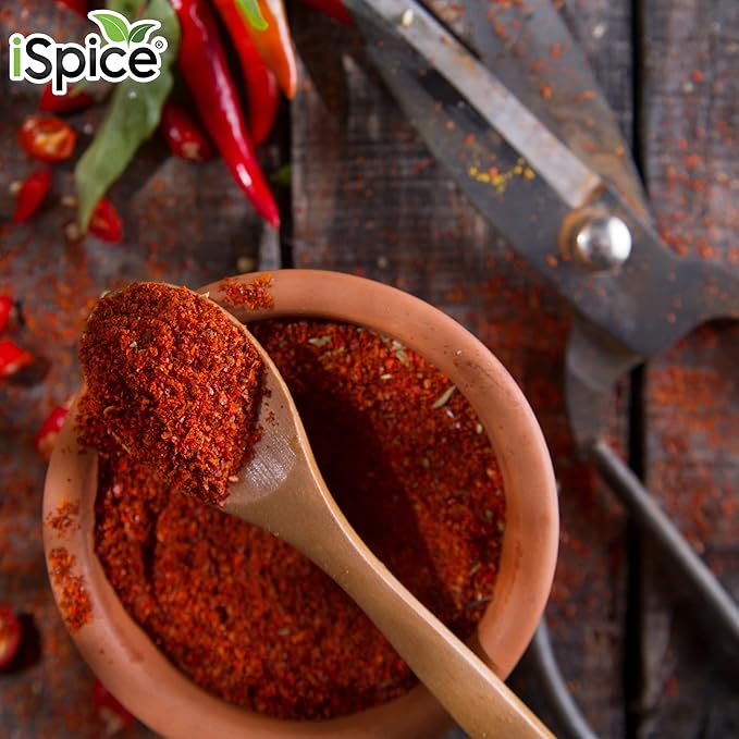 iSpice PREMIUM CHILI POWDER| Pure and Fresh |Essential Kitchen Spice| 5oz (141g)