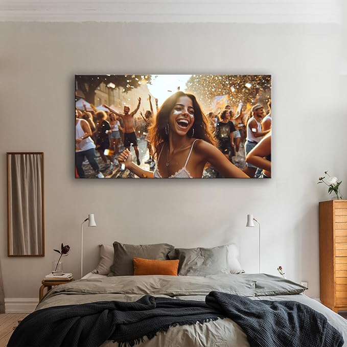 Personalized Custom Canvas Prints, Photo on Canvas Transform Your Photos into Stunning Framed Wall Art-Digitally Printed Photo to Canvas - Ideal for Home Decor, Gifts (32L?쐘16W" 80x40cm)