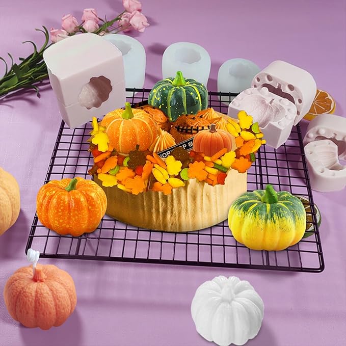 Sentovac Autumn Nonpareils Sprinkles Edible Fall 2mm Mini Peals Orange Sprinkle Harvest Season for Cake Decorating Sugar Candy Cookie Cupcake Topper Baking Decorations Thankgiving Halloween Supplies