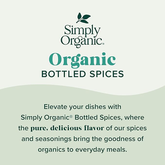 Simply Organic Whole Cloves, 2.05 Ounce Jar, Hand-Selected, Intensely Aromatic & Richly Flavored, Non GMO, Non ETO