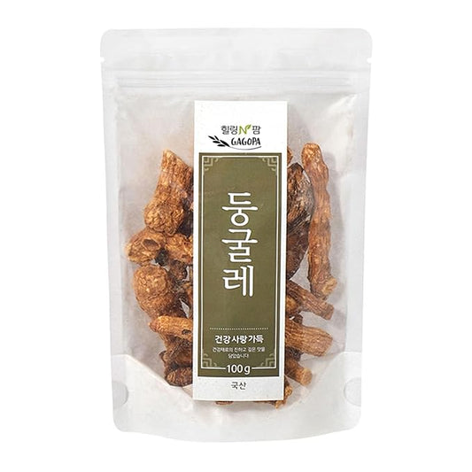 GAGOPA Solomon???Seal Root Tea ??100% Korean Dried Polygonatum (Donggulrae), Smooth Roasted Flavor, Caffeine-Free Herbal Tea Ingredient, 100g Pack