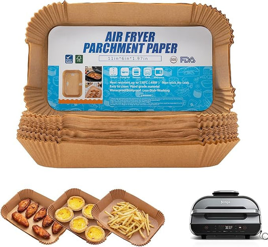 Air Fryer Liners For Ninja Foodi Smart Xl Air Fryer,120Pcs Air Fryer Disposable Paper Liner
